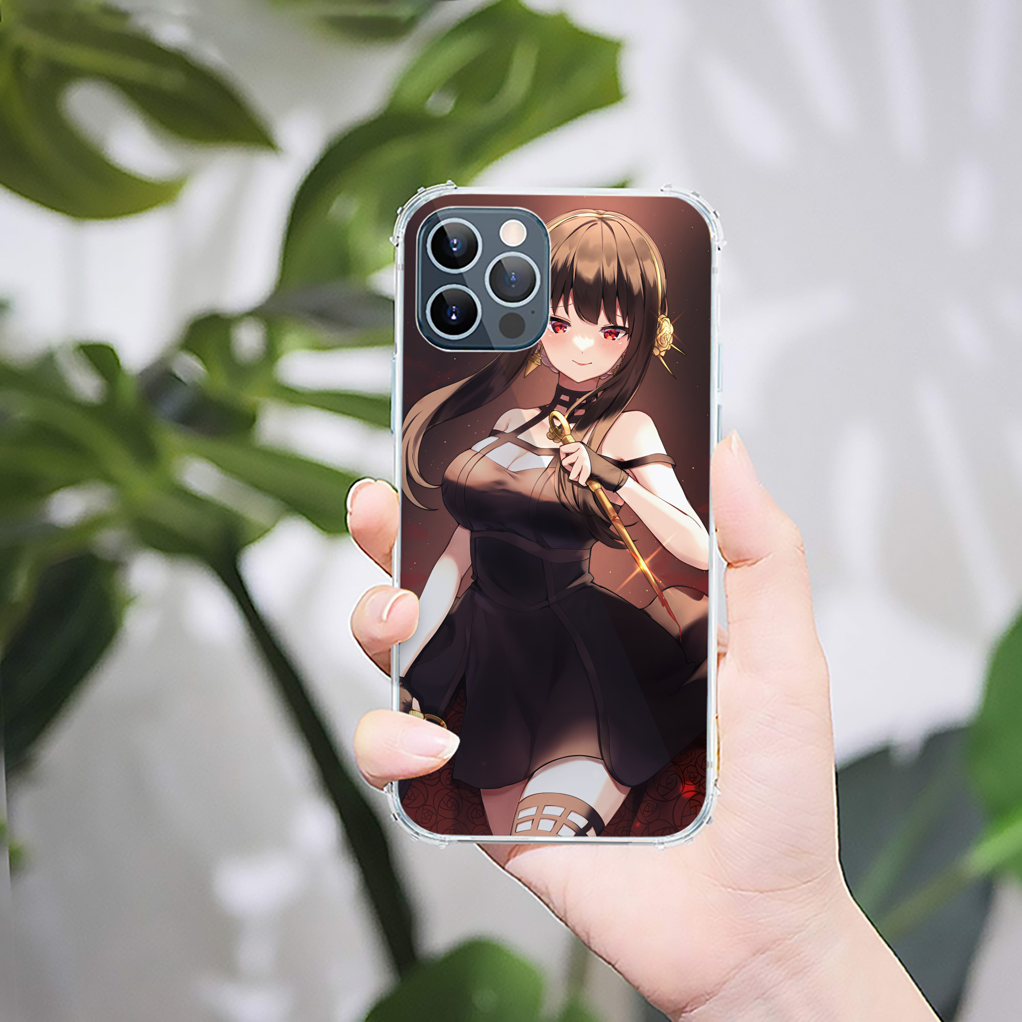（画像用） SPY×FAMILY间谍家家酒 【iPhone 12シリーズ対応】透明スマホケース（クリアソフトケース）